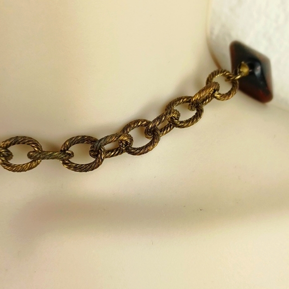 Multi Color Multitexture Large Beaded Boho Choker Necklace - Picture 7 of 9